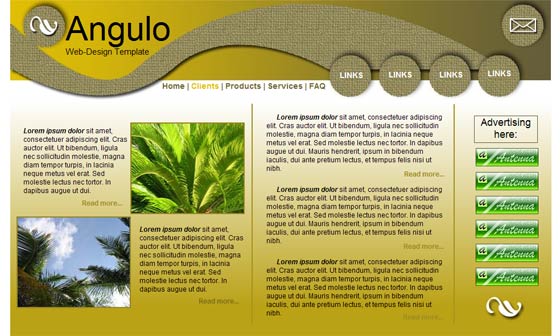 Green Fabric Template